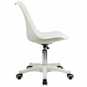 Кресло стул BRABIX "Eames MG-310 PL", пластик белый, экокожа белая, 532926 в Талице - talica.mebel24.online | фото 3