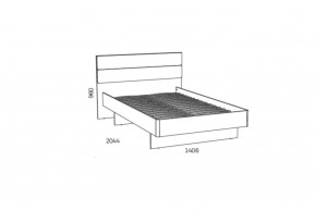 Кровать 1200х2000 "Морти" НМ 041.20 Х с основанием в Талице - talica.mebel24.online | фото 7