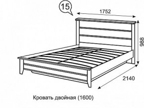 Кровать 1600 с ПМ София 15 в Талице - talica.mebel24.online | фото 3