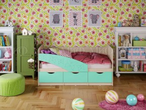 Кровать Бабочки (Бирюза матовая) 1800 в Талице - talica.mebel24.online | фото