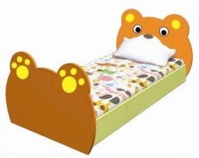 Кровать детская Медвежонок К-1V МДФ (600*1400) в Талице - talica.mebel24.online | фото