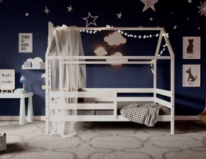 Кровать-домик 80*160 Белый в Талице - talica.mebel24.online | фото 2