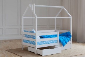 Кровать-домик 80*160 Белый в Талице - talica.mebel24.online | фото 3