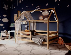 Кровать-домик 80*160 без покраски в Талице - talica.mebel24.online | фото 2