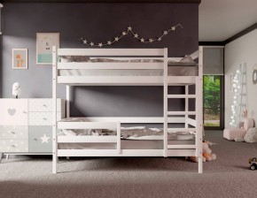 Кровать двухъярусная без крыши 80*190 Белый в Талице - talica.mebel24.online | фото 2