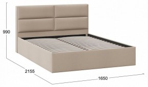 Кровать двуспальная Глосс в Талице - talica.mebel24.online | фото 3