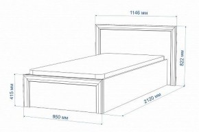 Кровать односпальная Нобиле Кр-90 в Талице - talica.mebel24.online | фото 2