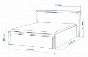 Кровать полутораспальная Нобиле Кр-140 в Талице - talica.mebel24.online | фото 2