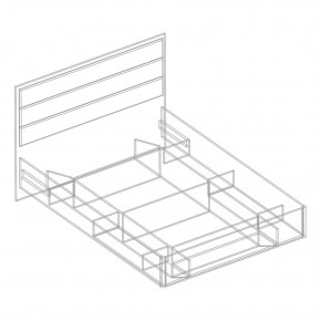 Кровать "Милана" с мягкой спинкой БЕЗ основания 1200х2000 в Талице - talica.mebel24.online | фото 4