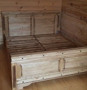 Кровать "Викинг 01" 1400 массив в Талице - talica.mebel24.online | фото 2