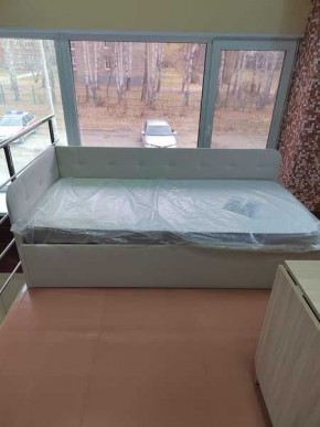 Кровать Зарина угловая Newtone light beige угол левый в Талице - talica.mebel24.online | фото 3