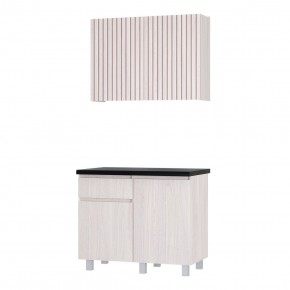 Кухня Тренд 1.0 м (Ясень белый) в Талице - talica.mebel24.online | фото 3
