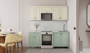Кухня Версаль 2м Айвори/Васаби Готовое решение в Талице - talica.mebel24.online | фото 2