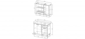 Кухонный гарнитур Белый Глянец 1000 (Стол. 26мм) в Талице - talica.mebel24.online | фото 3