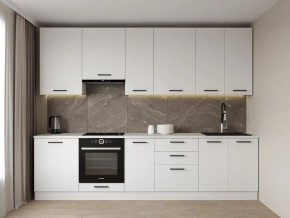 Кухонный гарнитур Белый Глянец 3000 h950 (Стол. 26мм) в Талице - talica.mebel24.online | фото
