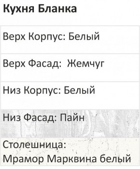Кухонный гарнитур Бланка 2000 (Стол. 26мм) в Талице - talica.mebel24.online | фото 3