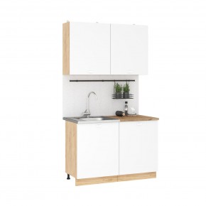Кухонный гарнитур Дана 1.2 м (дуб крафт золотой/белый) в Талице - talica.mebel24.online | фото 3