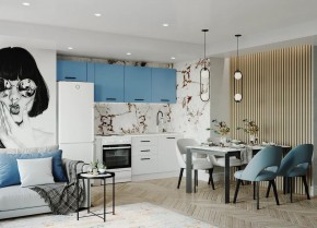 Кухонный гарнитур Капри 2550 (Стол. 26мм) в Талице - talica.mebel24.online | фото
