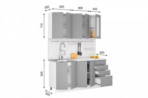 Кухонный гарнитур Кельн 1600 (софт карамель) в Талице - talica.mebel24.online | фото 2