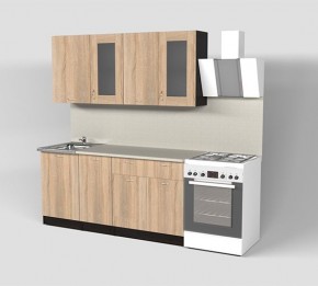 Кухонный гарнитур Симона демо 1700 (Венга/Дуб Сонома) в Талице - talica.mebel24.online | фото 1