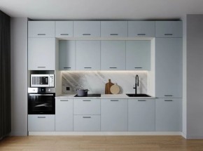 Кухонный гарнитур Смоки 3400 (Стол. 38мм) в Талице - talica.mebel24.online | фото