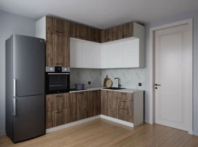 Кухонный гарнитур Старое Дерево 2200*1700 (Стол. 38мм) в Талице - talica.mebel24.online | фото