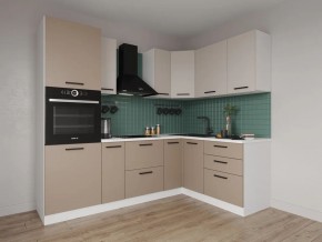 Кухонный гарнитур угловой Каппучино 2400*1600 (Стол. 38мм) в Талице - talica.mebel24.online | фото