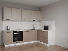 Кухонный гарнитур угловой Каппучино 2600*1600 (Стол. 38мм) в Талице - talica.mebel24.online | фото