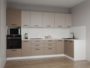 Кухонный гарнитур угловой Каппучино 3200*1400 (Стол.38мм) в Талице - talica.mebel24.online | фото