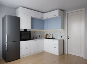 Кухонный гарнитур угловой Капри 2200*1700 (Стол. 38мм) в Талице - talica.mebel24.online | фото