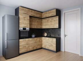 Кухонный гарнитур угловой Крафт 2200*1700 (Стол. 26мм) в Талице - talica.mebel24.online | фото