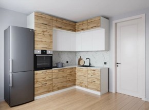 Кухонный гарнитур угловой Лада 2200*1700 (Стол. 26мм) в Талице - talica.mebel24.online | фото 1