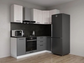 Кухонный гарнитур угловой Санторини 2200*1000 (Стол. 26мм) в Талице - talica.mebel24.online | фото 1