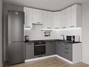 Кухонный гарнитур угловой Санторини 2200*1600 h950 (Стол. 38мм) в Талице - talica.mebel24.online | фото