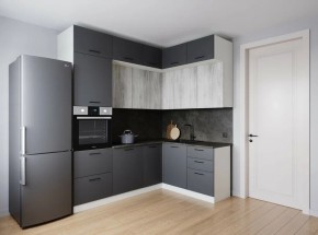 Кухонный гарнитур угловой Санторини 2200*1700 (Стол. 38мм) в Талице - talica.mebel24.online | фото