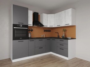Кухонный гарнитур угловой Санторини 2400*1600 (Стол. 38мм) в Талице - talica.mebel24.online | фото