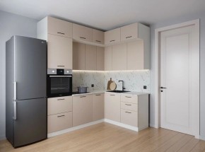 Кухонный гарнитур угловой Шампань 2200*1700 (Стол. 38мм) в Талице - talica.mebel24.online | фото