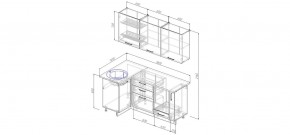Кухонный гарнитур угловой Шимо 1000*1800 (Стол. 38мм) в Талице - talica.mebel24.online | фото 2