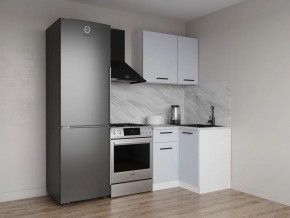 Кухонный гарнитур угловой Смоки 1000*1000 (Стол. 26мм) в Талице - talica.mebel24.online | фото