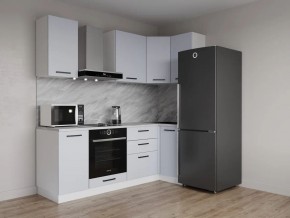 Кухонный гарнитур угловой Смоки 2200*1000 (Стол. 38 мм) в Талице - talica.mebel24.online | фото 1