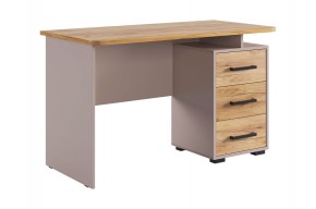 ЛАЙТ 2 Стол компьютерный (1200) кашемир/дуб крафт золотой в Талице - talica.mebel24.online | фото