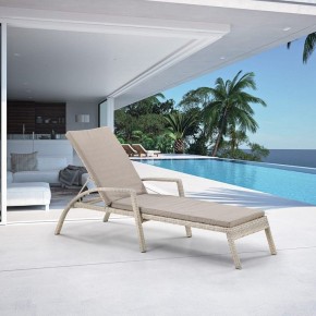 Лежак A30C2-W85 Latte с матрасом в Талице - talica.mebel24.online | фото 2