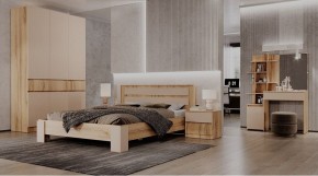 ЛЕНОРА Спальный гарнитур (модульный) кашемир в Талице - talica.mebel24.online | фото