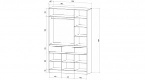 ЛЕНОРА Спальный гарнитур (модульный) кашемир в Талице - talica.mebel24.online | фото 9