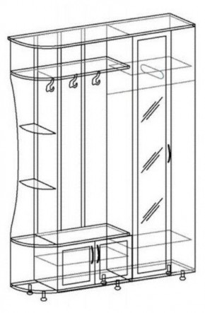 ЛИКА №1 Прихожая ЛДСП в Талице - talica.mebel24.online | фото 5