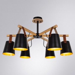 Люстра на штанге Arte Lamp Thomas A7032PL-6BK в Талице - talica.mebel24.online | фото 2