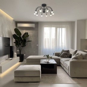 Люстра на штанге Eurosvet Ragno 90035/10 LED черный в Талице - talica.mebel24.online | фото 5