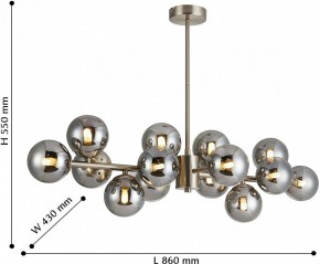 Люстра на штанге Favourite Varietas 2650-14P в Талице - talica.mebel24.online | фото 4