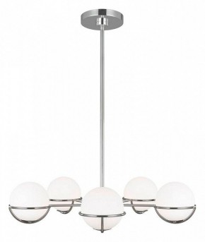 Люстра на штанге Feiss Apollo FE-APOLLO5-PN в Талице - talica.mebel24.online | фото