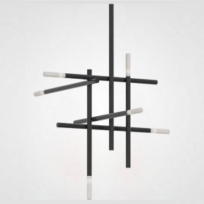 Люстра на штанге Imperiumloft Traverse Black TRAVERSE01 в Талице - talica.mebel24.online | фото